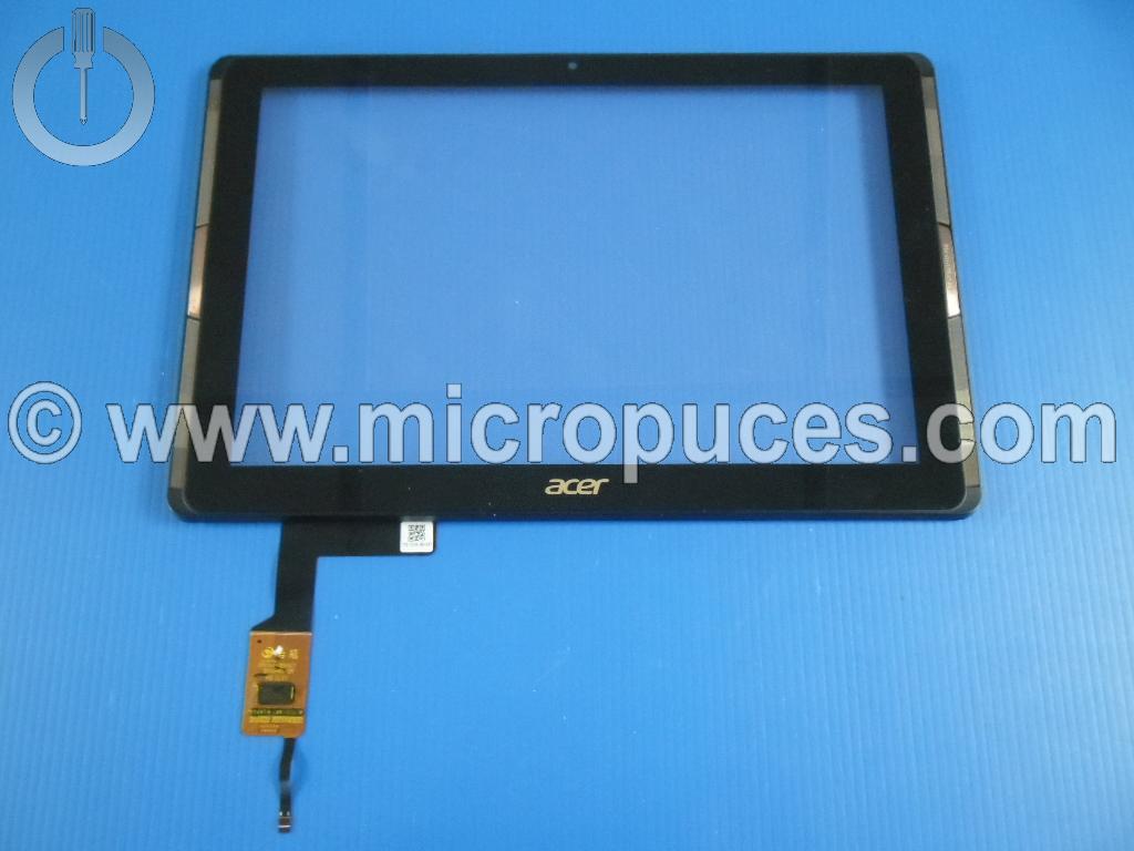 Vitre tactile + contour noir pour ACER Iconia A3-A40