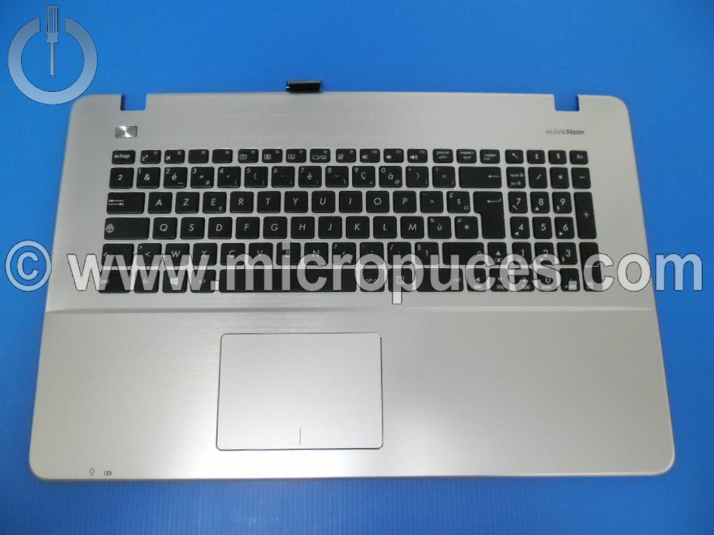 Clavier + plasturgie de dessus pour ASUS X751L  silver