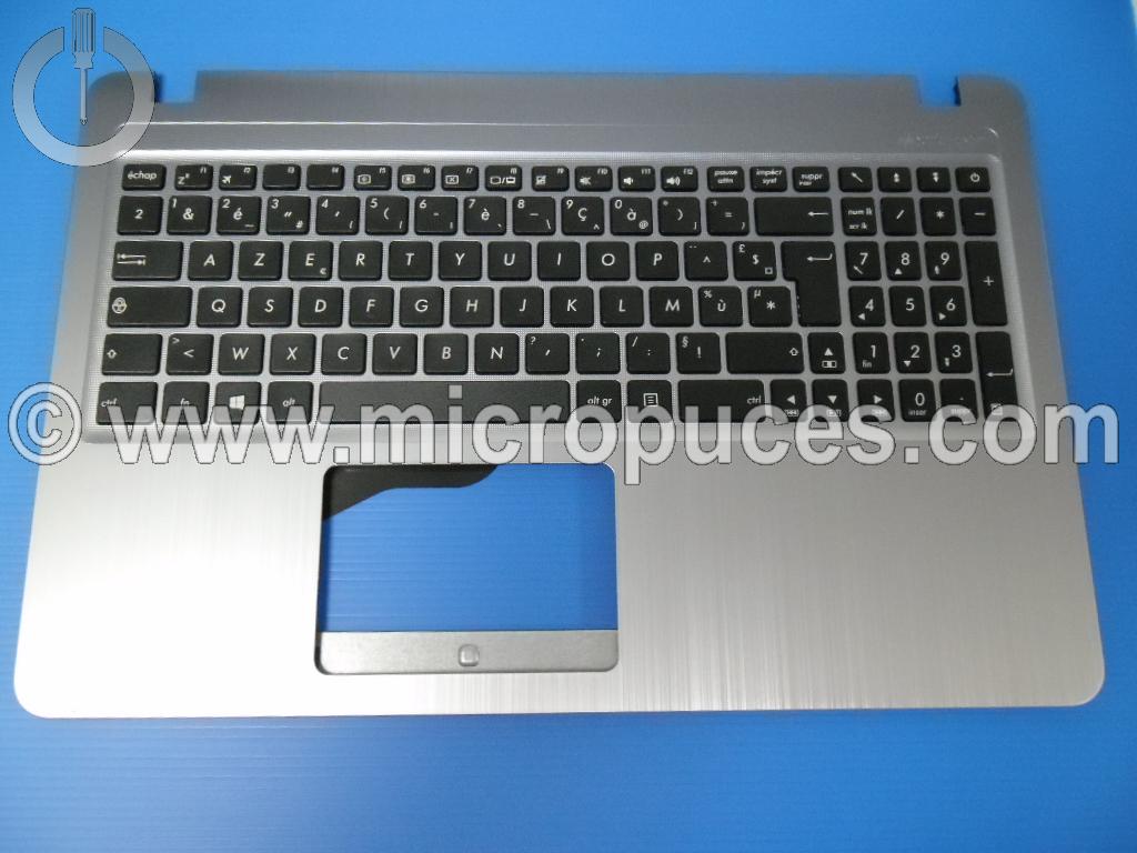 Clavier + plasturgie AZERTY gris pour ASUS X540YA