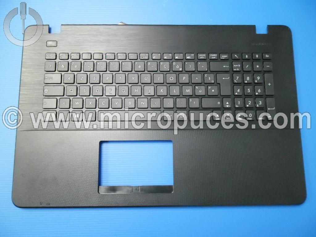 Clavier AZERTY + plasturgie noire pour ASUS X751MA F751MA