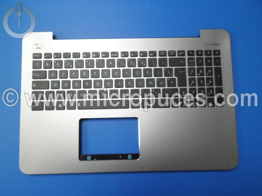 Clavier + top case gris pour ASUS X555UB