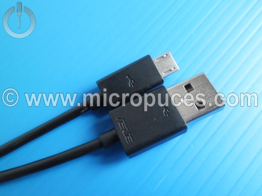 Cable de synchronisation micro USB noir ASUS