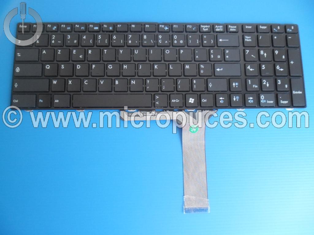 Clavier pour MSI GE60 GE70 rtro clair