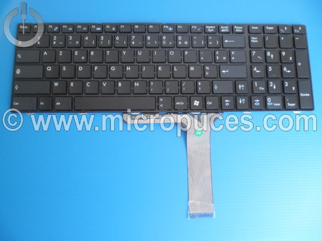 Clavier pour MSI GE60 GE70 rétro éclairé