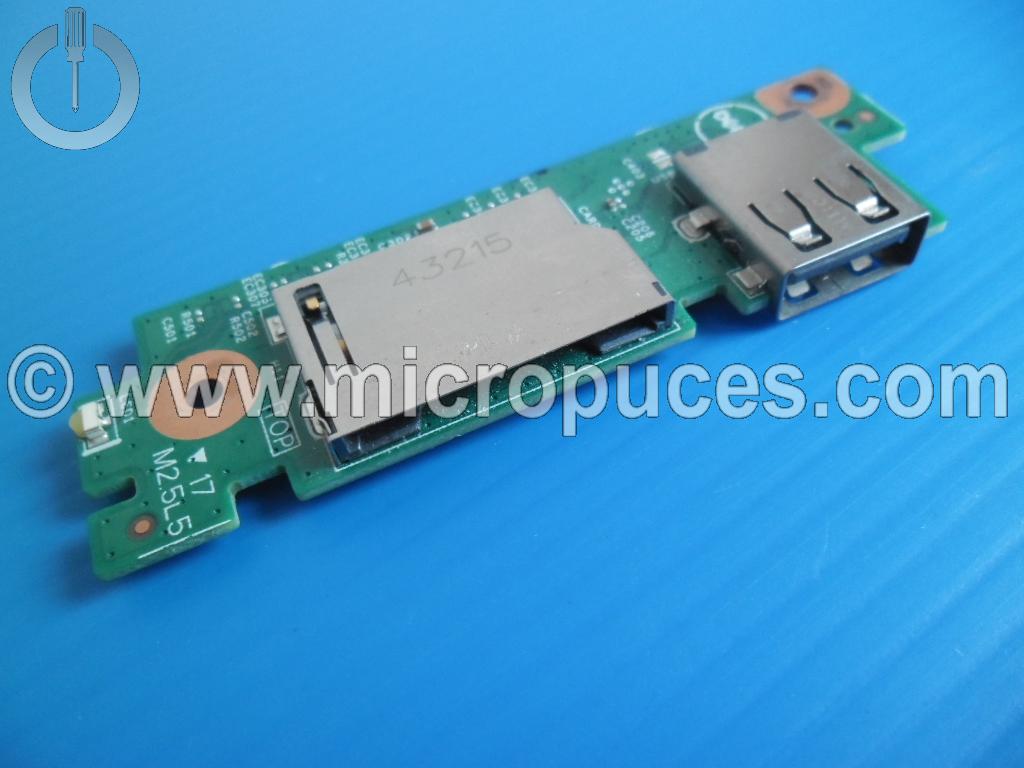 Carte fille USB + lecteur SD pour DELL Inspiron 17 (5748)