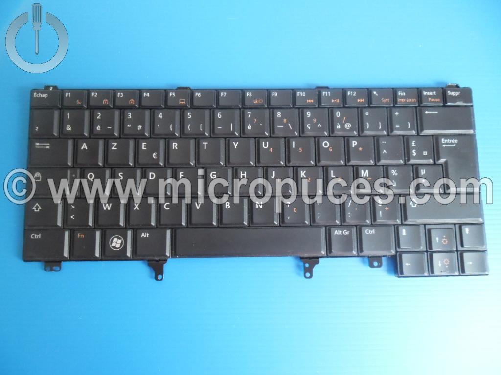 Clavier AZERTY pour DELL Latitude E6420 (non rtro-clair)