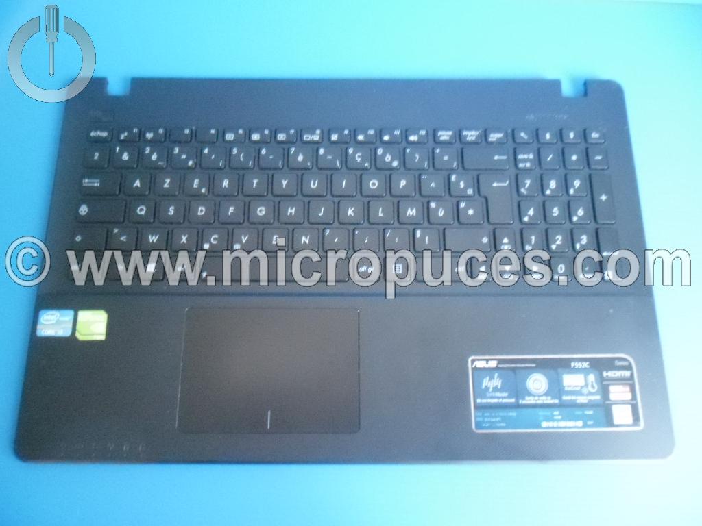 Clavier AZERTY + plasturgie noire pour ASUS X552