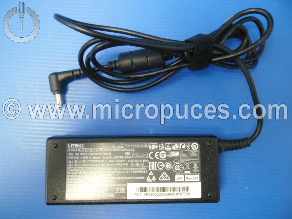 Chargeur Alimentation 19V 4.74A pour ACER