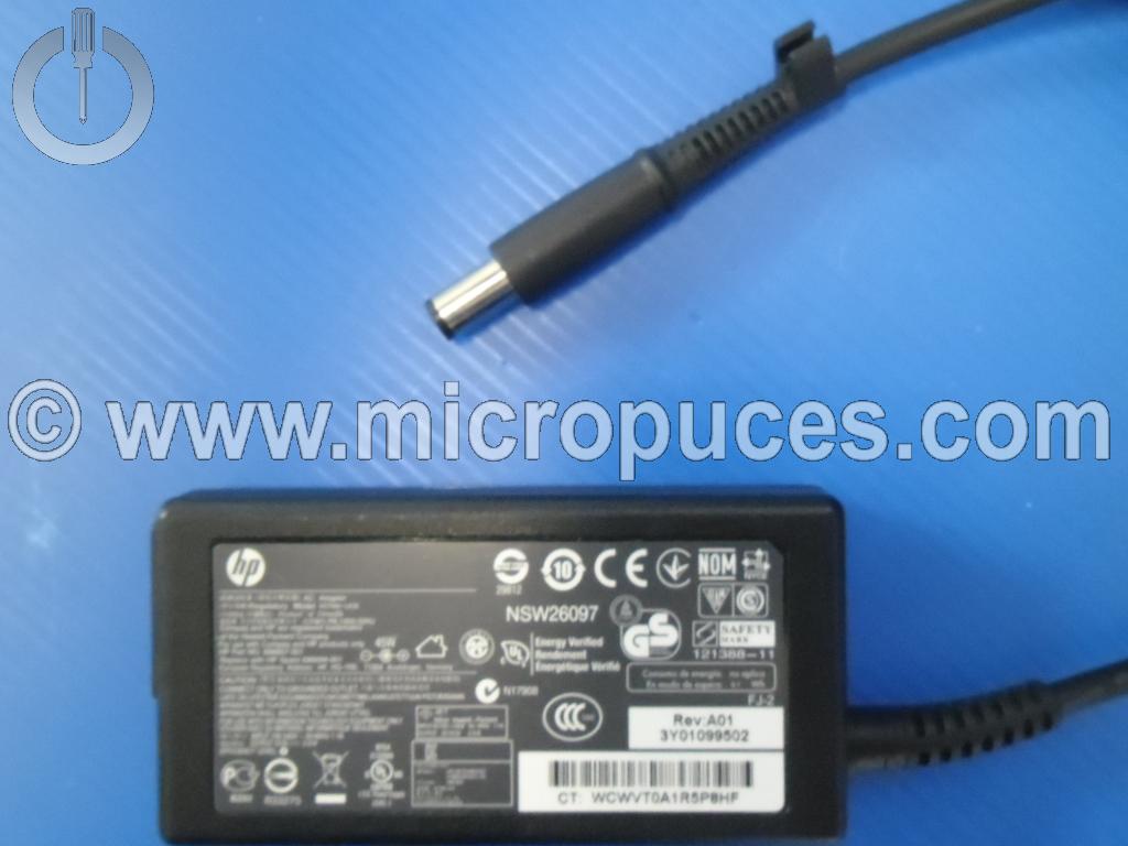 Chargeur Alimentation 19.5V 2.31A pour HP