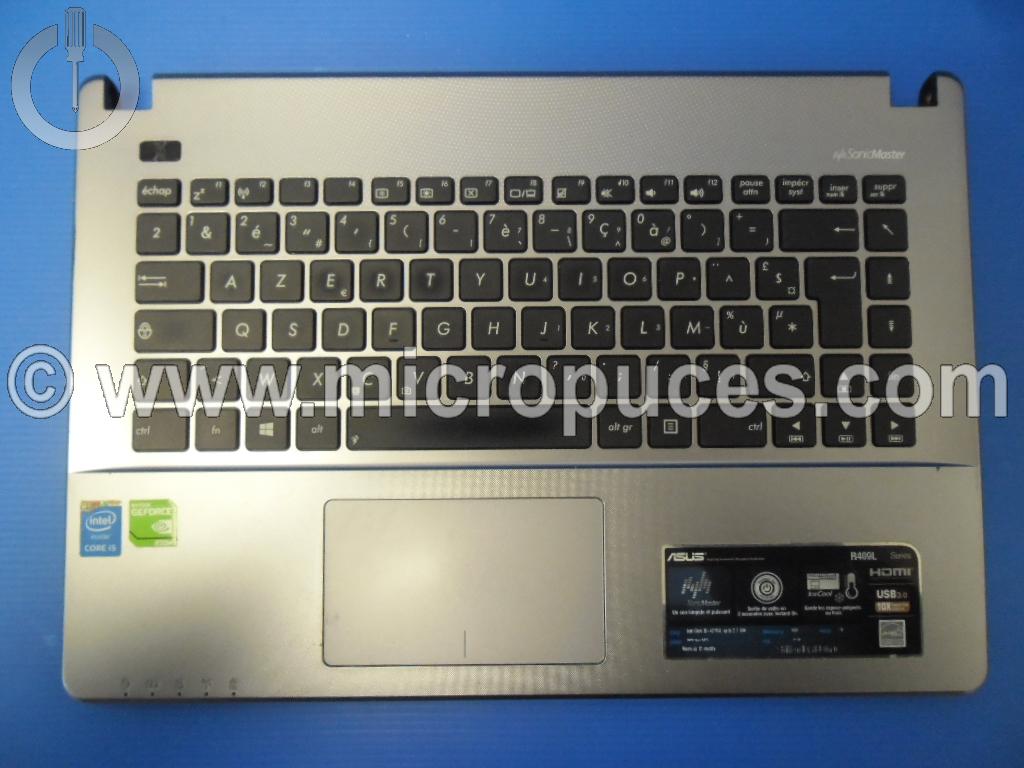 Plasturgie de base + clavier grise pour ASUS F450 R450 R409