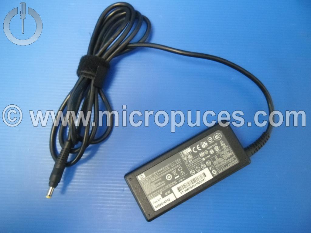 Chargeur Alimentation 65W pour HP COMPAQ