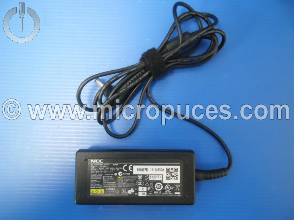 Chargeur  Alimentation 19V 2.1A