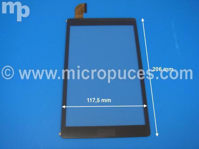 Vitre tactile * NEUVE * noire 7,8" pouces 45 pin HXD-0827A1 (version sans webcam)