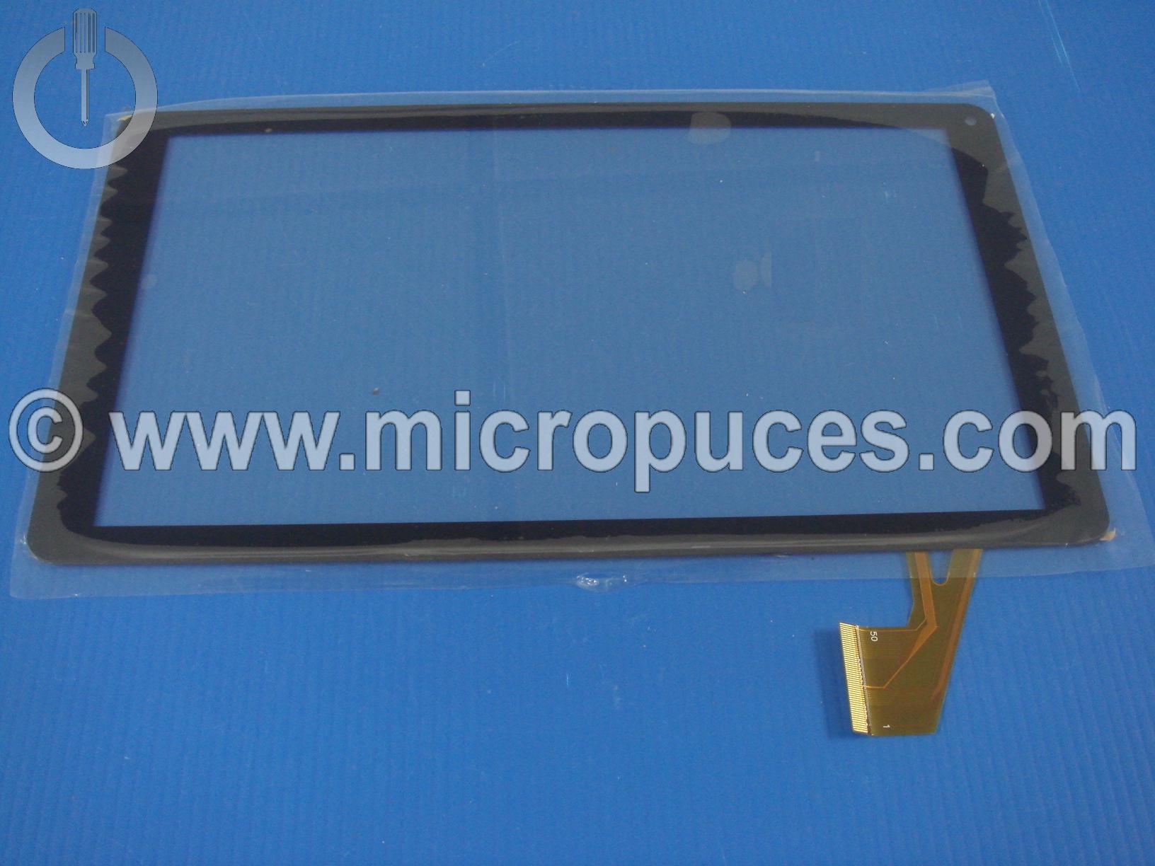 Vitre tactile noire 10,1" pouces pour ARCHOS 101 F NEON