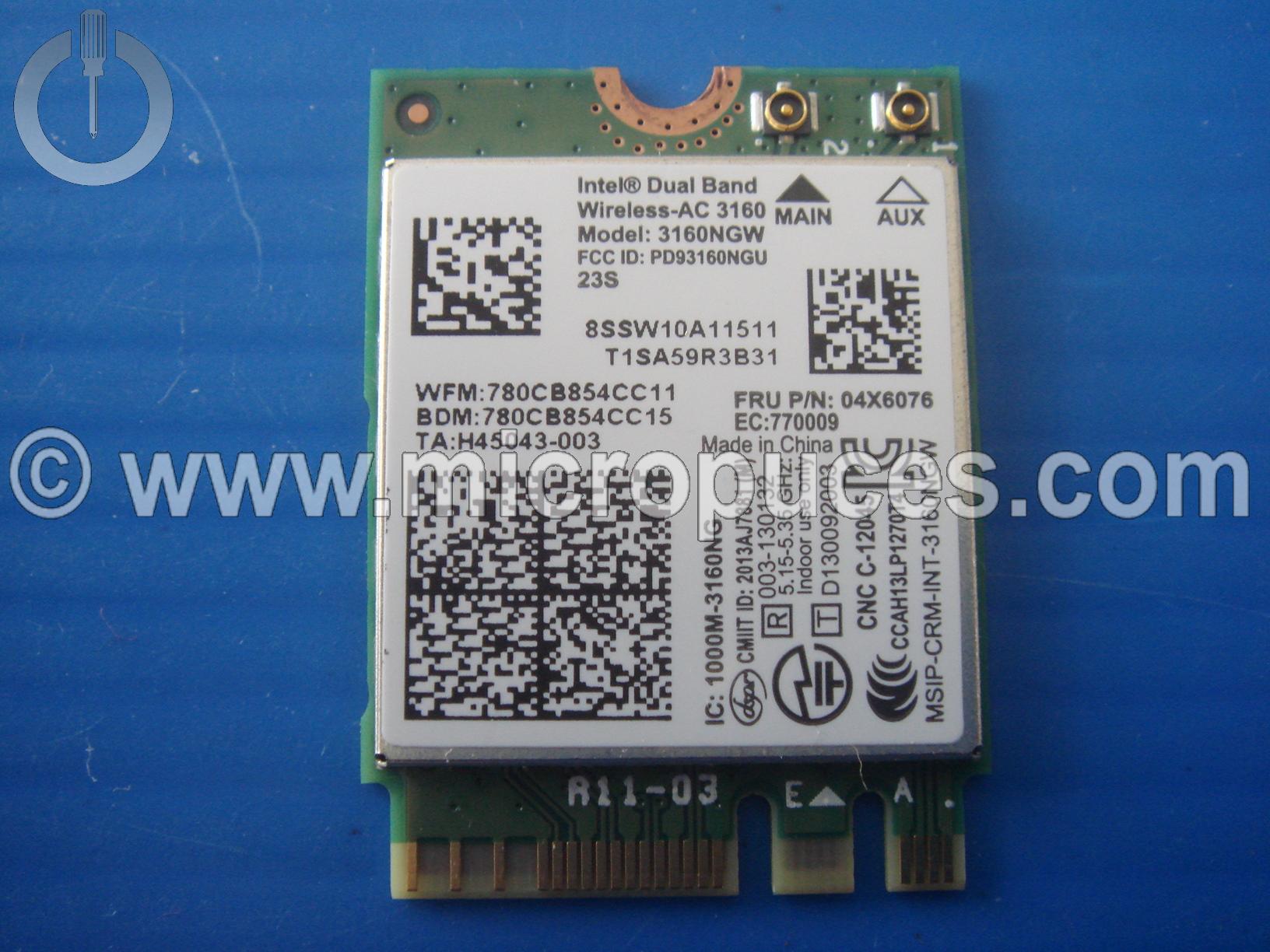 Carte wifi pour LENOVO Yoga 300-11IBY