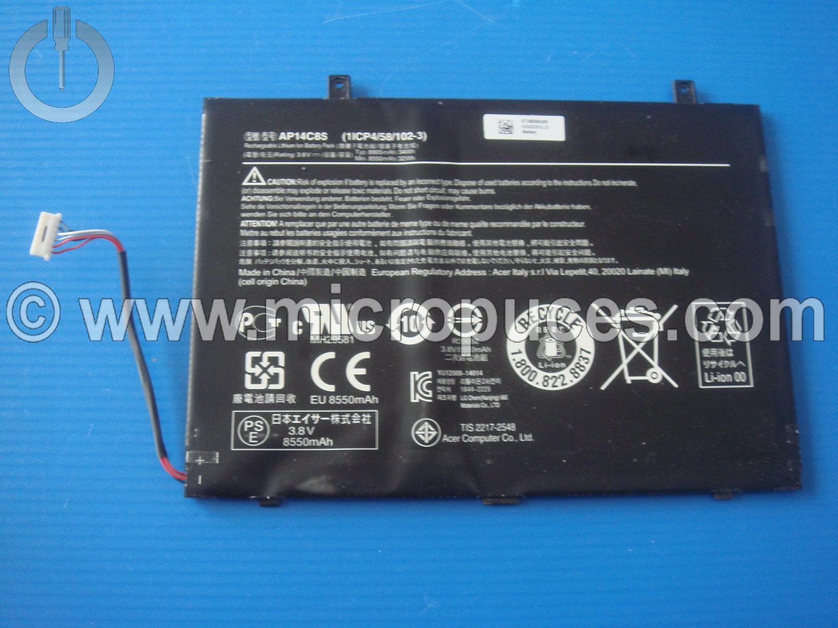 Batterie AP14C8S pour ACER SW5-111