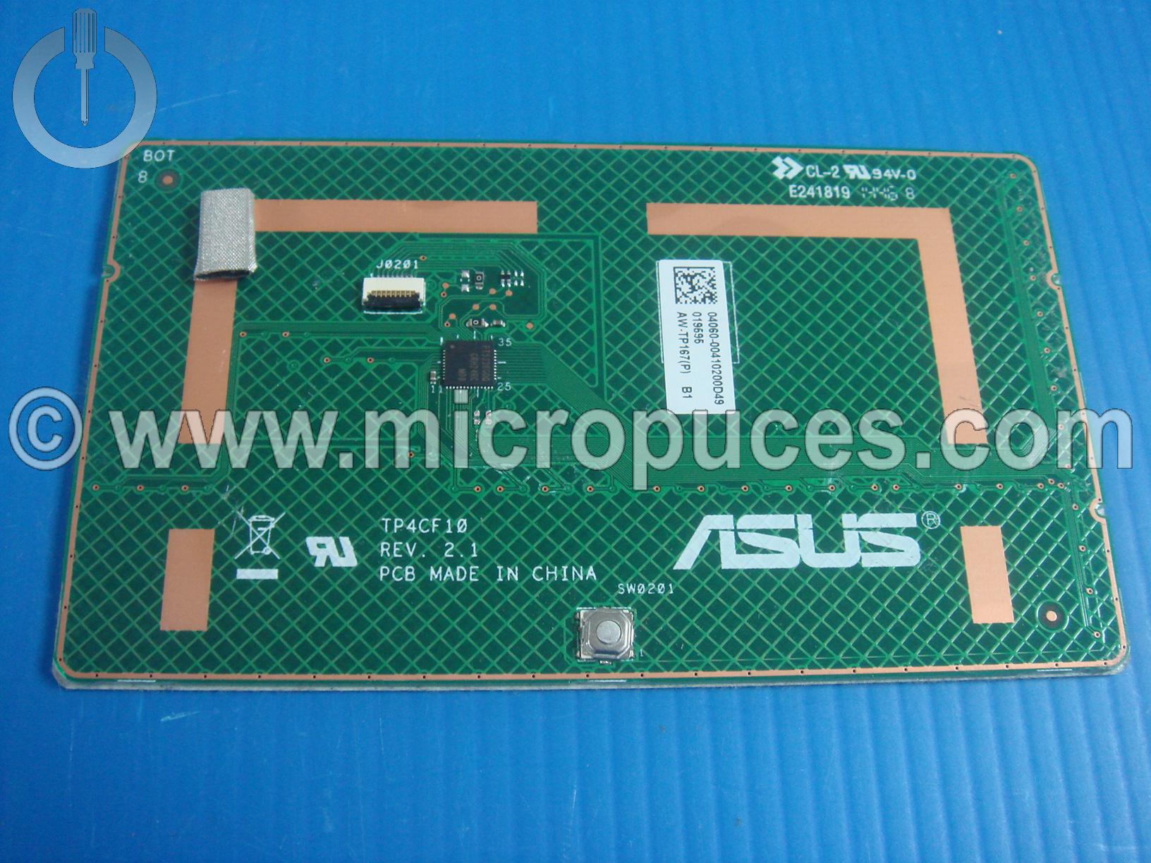 Touchpad Blanc pour Asus F200 X200