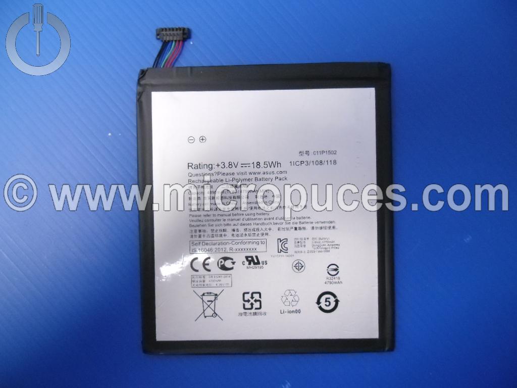 Batterie de remplacement pour ASUS Zenpad Z300M (P00C)