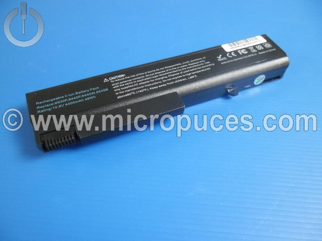 Batterie de remplacement pour HP Probook 6550B