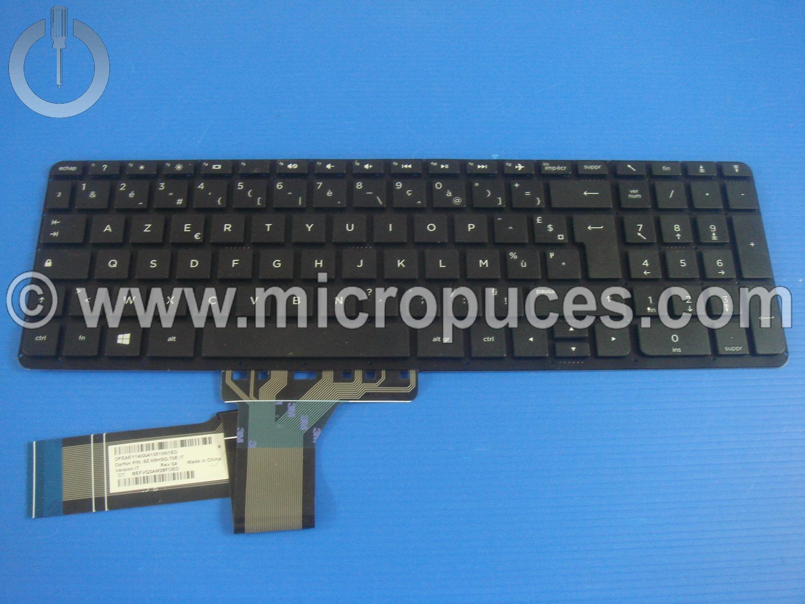 Clavier AZERTY pour HP Pavilion 17-f 17-p