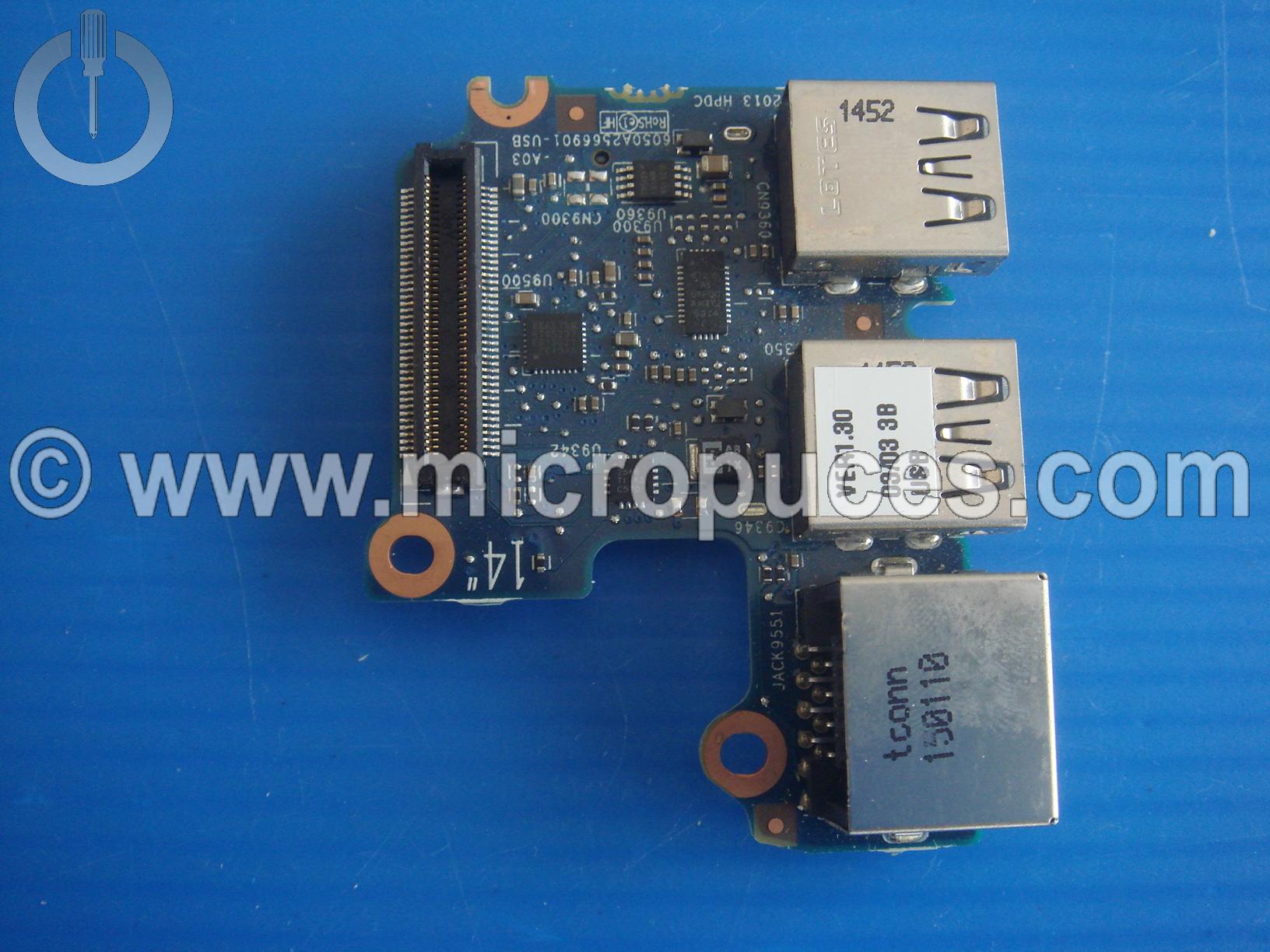 Carte fille USB + RJ45 pour HP Probook 640 G1