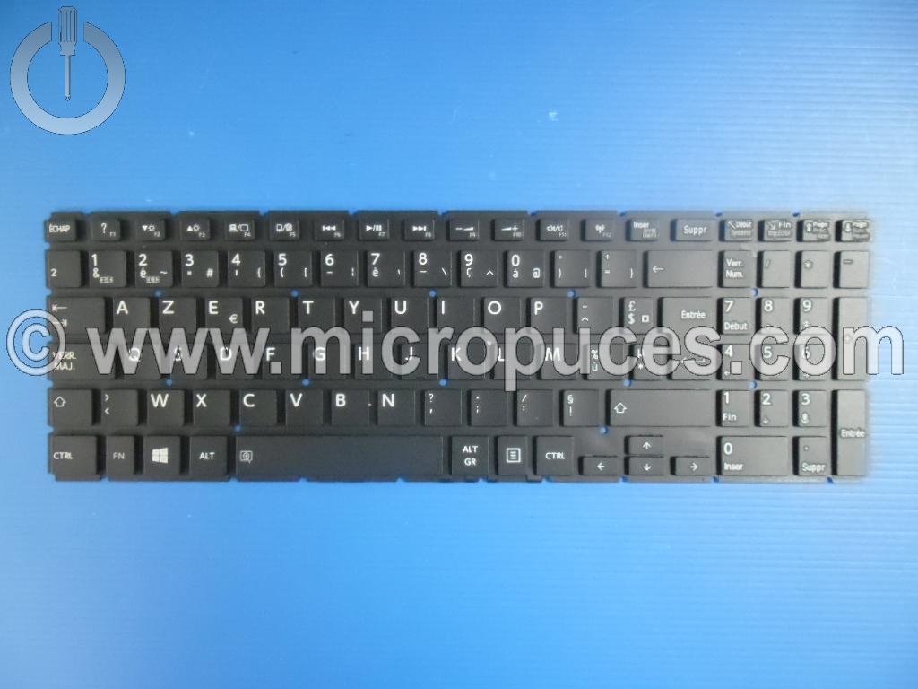 Clavier AZERTY * NEUF * noir pour TOSHIBA L50-B