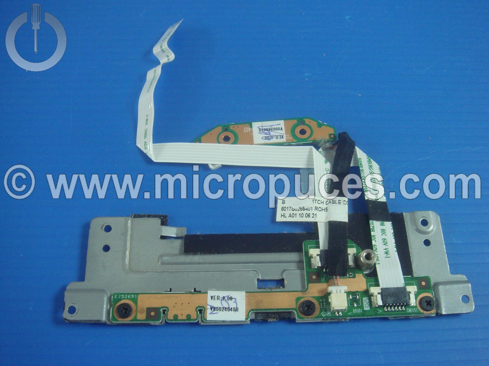 Carte fille boutons clics pour TOSHIBA Satellite  L635