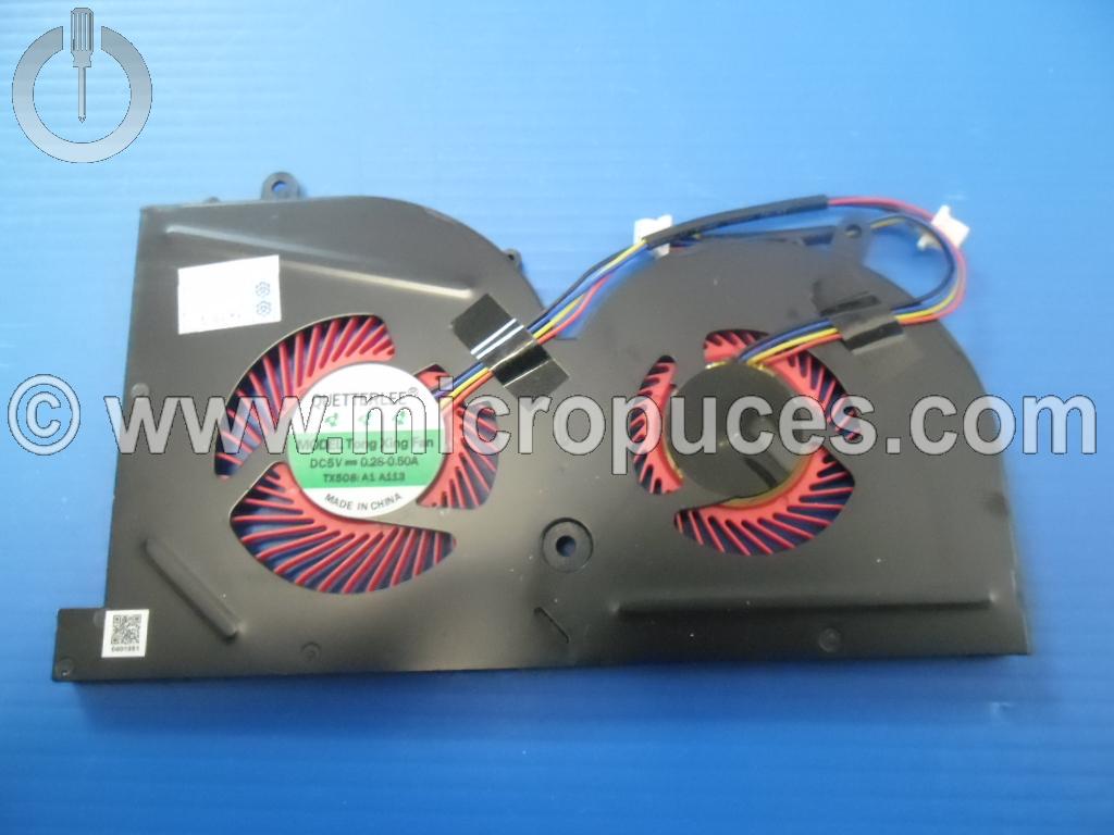 Double ventilateur GPUpour MSI GS73VR