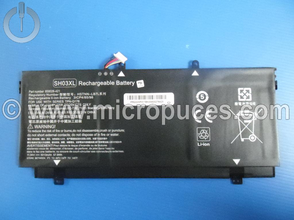 Batterie NEUVE de remplacement pour HP Spectre 13-AC et 13-W