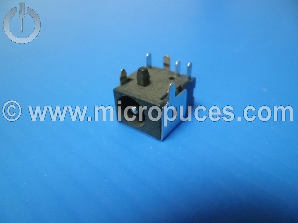 Connecteur alim portable MPJ9A 1.65 mm pour Acer HP Compaq