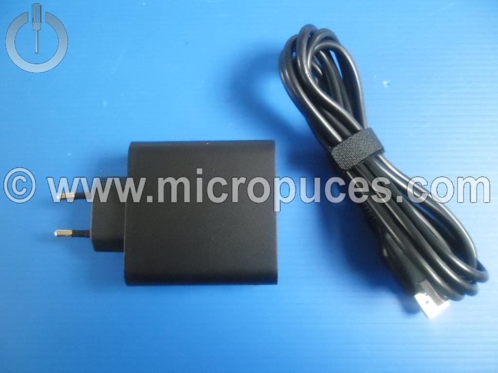 Chargeur USB de remplacement 20V 2A Lenovo