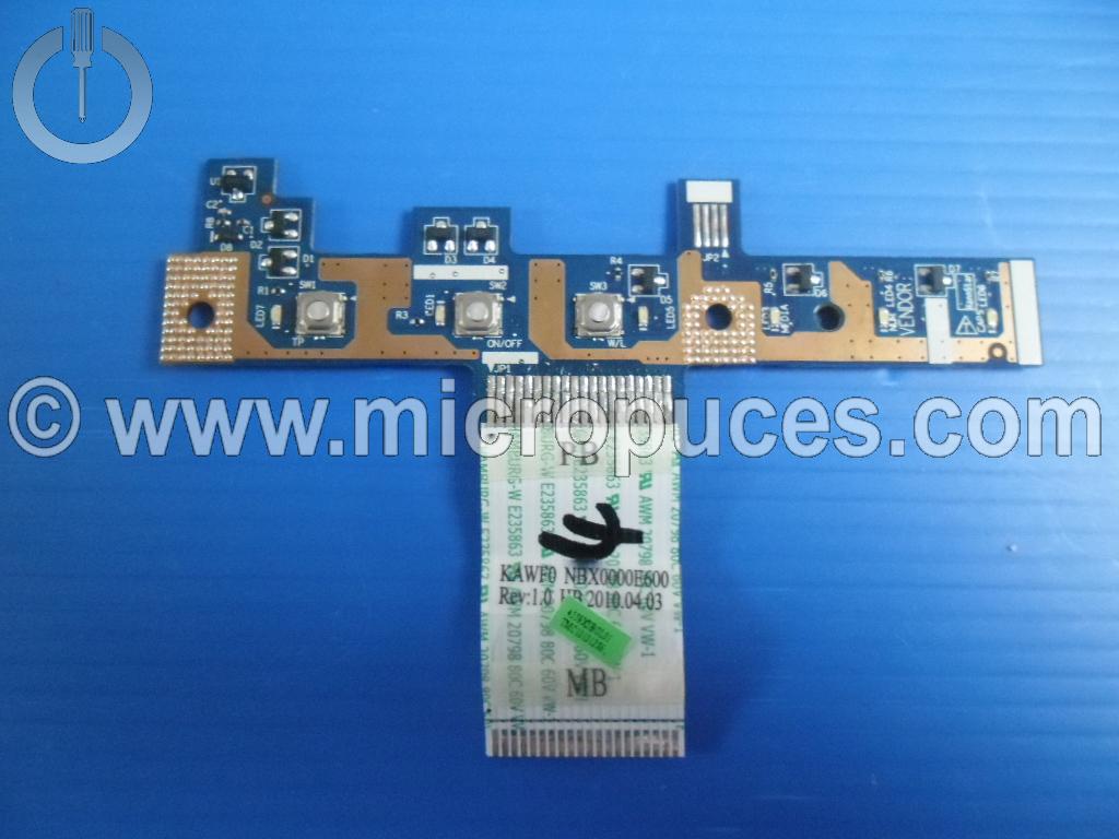 Carte fille Bouton Power pour ACER eMachines E630