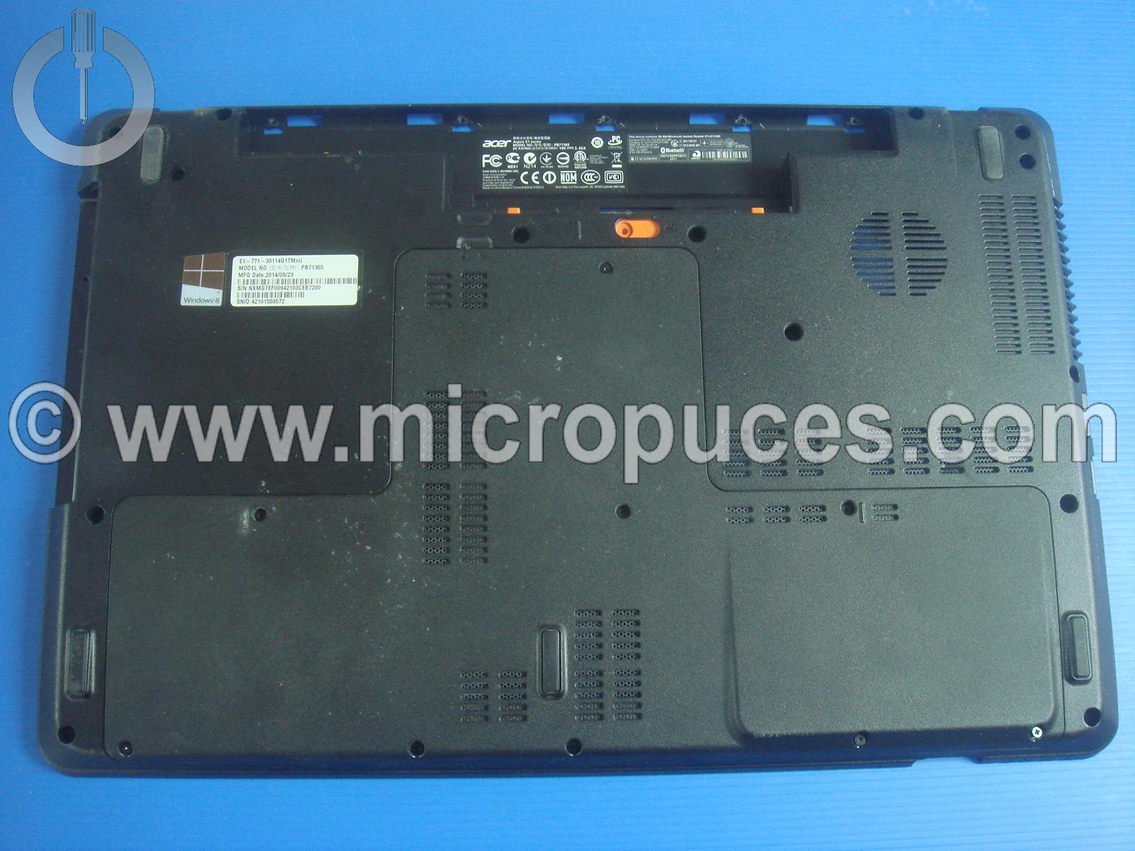 Plasturgie Bottom Case pour ACER PACKARD BELL