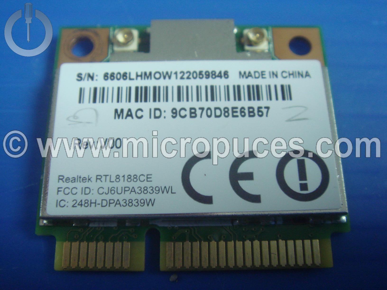 Carte WIFI RTL8188CE