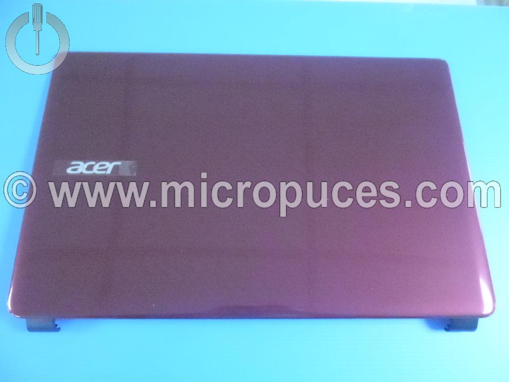 Plasturgie d'écran rouge pour ACER Aspire E1