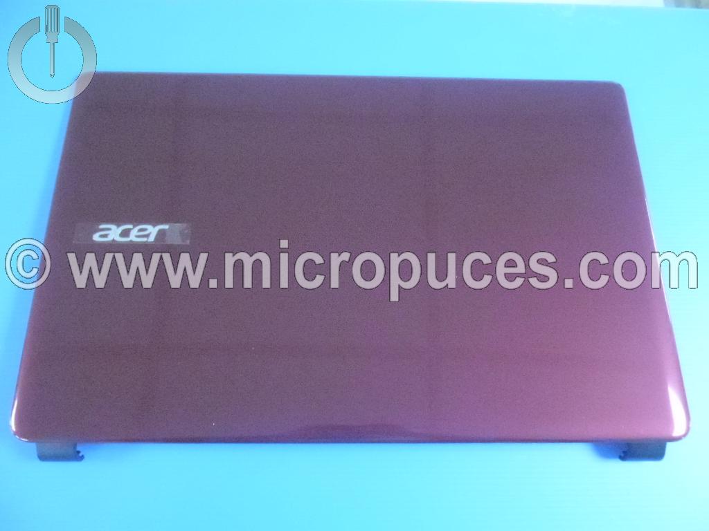 Plasturgie d'cran rouge pour ACER Aspire E1