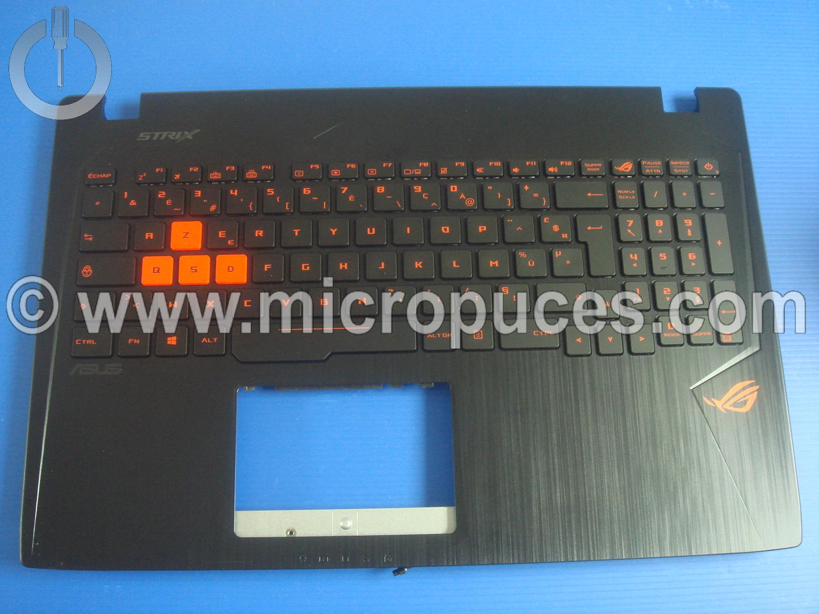 Clavier AZERTY + plasturgie du dessus pour ASUS G53VW FX553VW GL553VW version 1