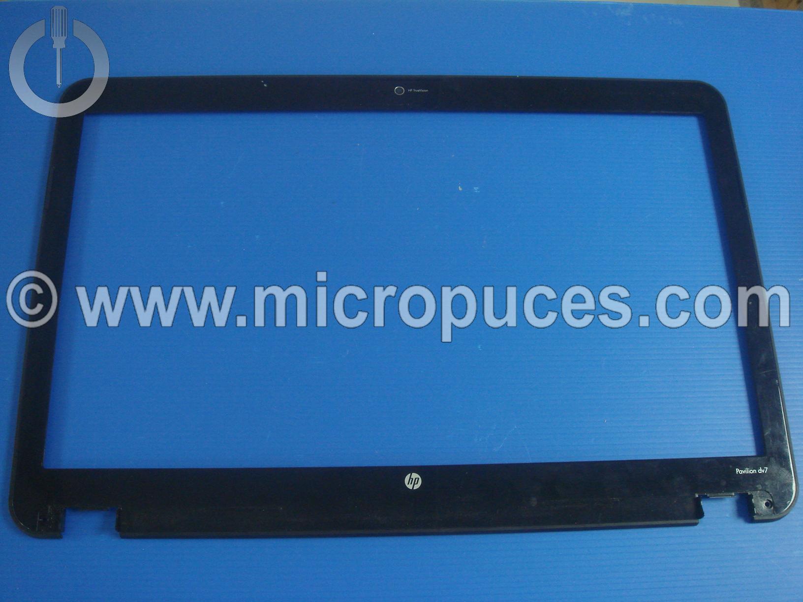 Plasturgie tour d'écran pour HP DV7-4XXX noir