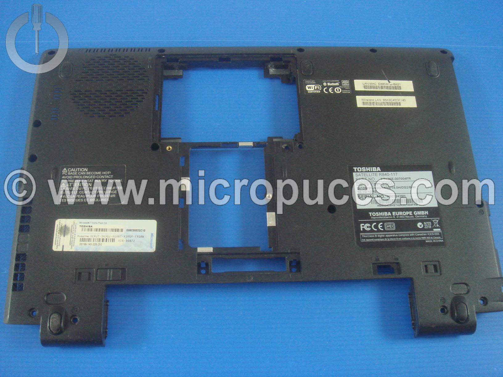 Plasturgie de base pour TOSHIBA Tecra R840