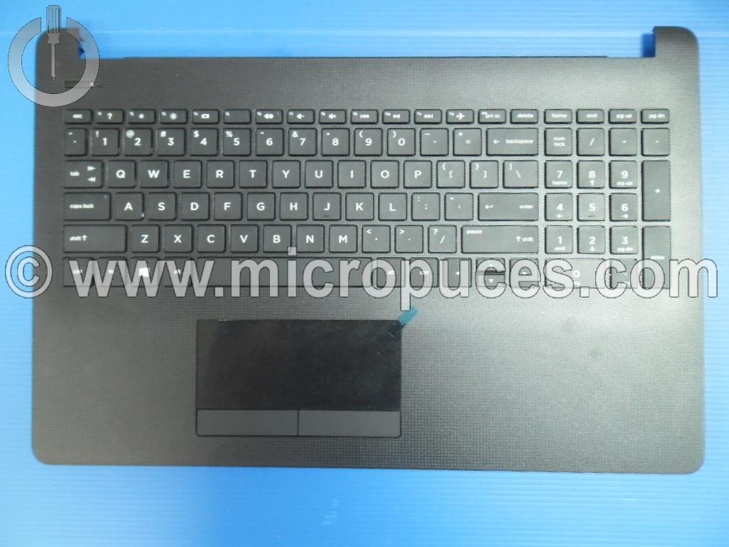 Clavier QWERTY US + plasturgie noire pour HP 255 G6