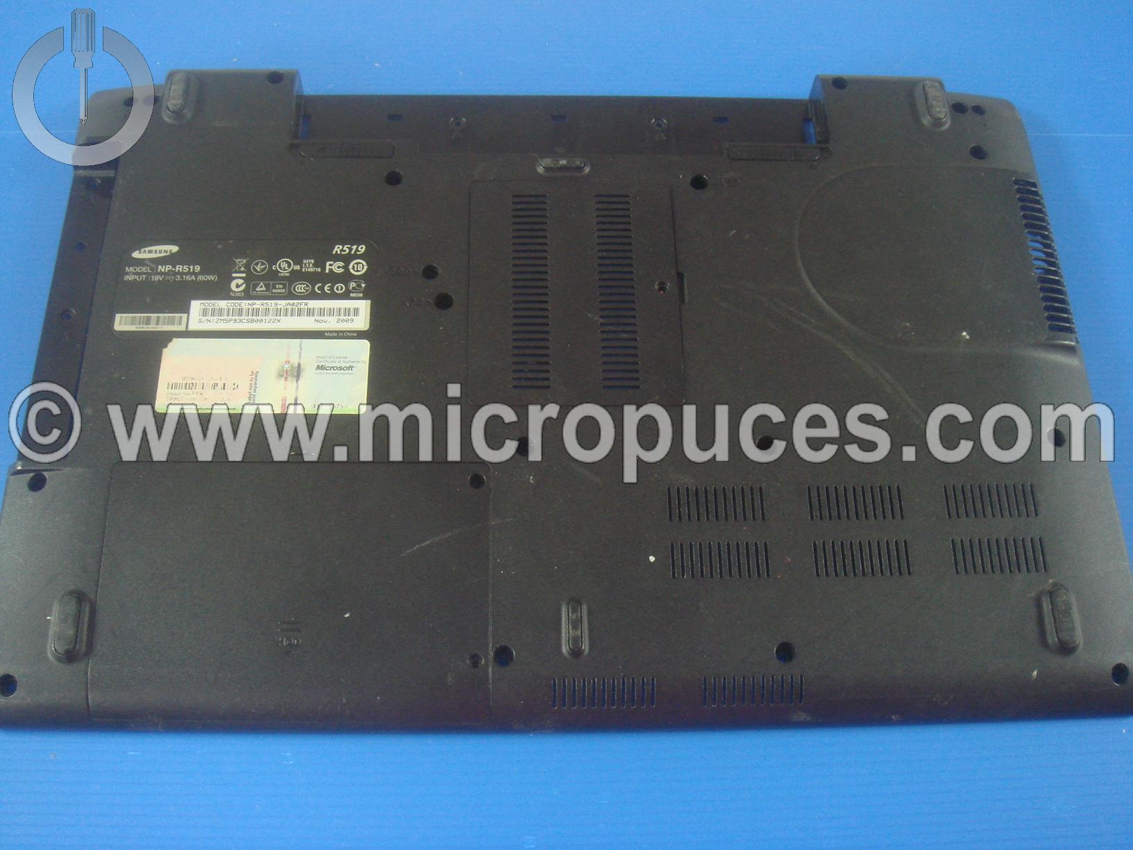 Plasturgie de base BOTTOM CASE pour Samsung R519