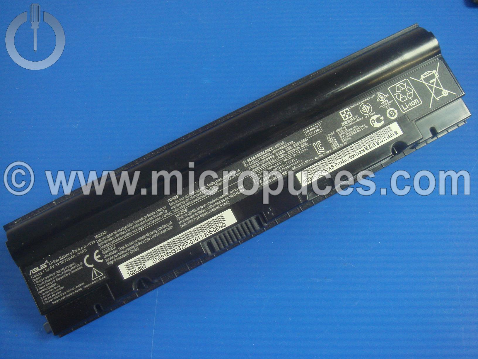 Achat Batterie pour ordinateur portable Asus Eee PC 1215N -11.10 V 4400mAh