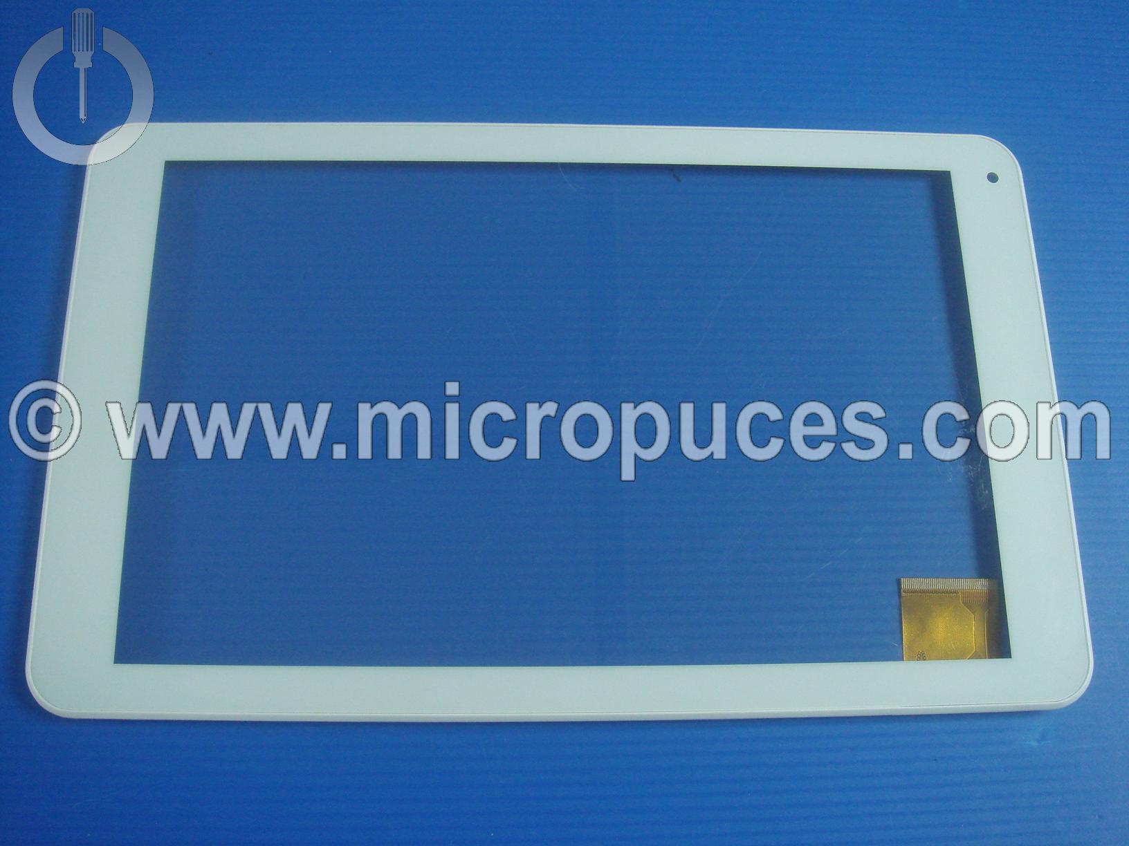 Vitre tactile blanche 10" pouces 50 pin WJ1315-FPC-V2.0 ou compatible