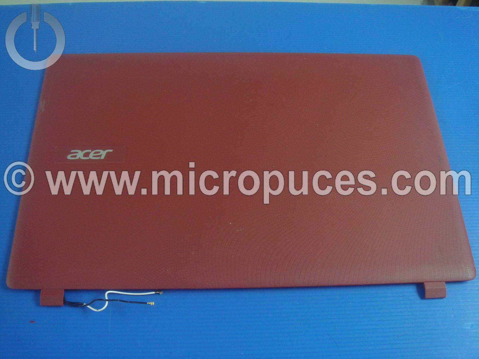 Plasturgie d'cran pour ACER Aspire ES1-520 ( rouge )