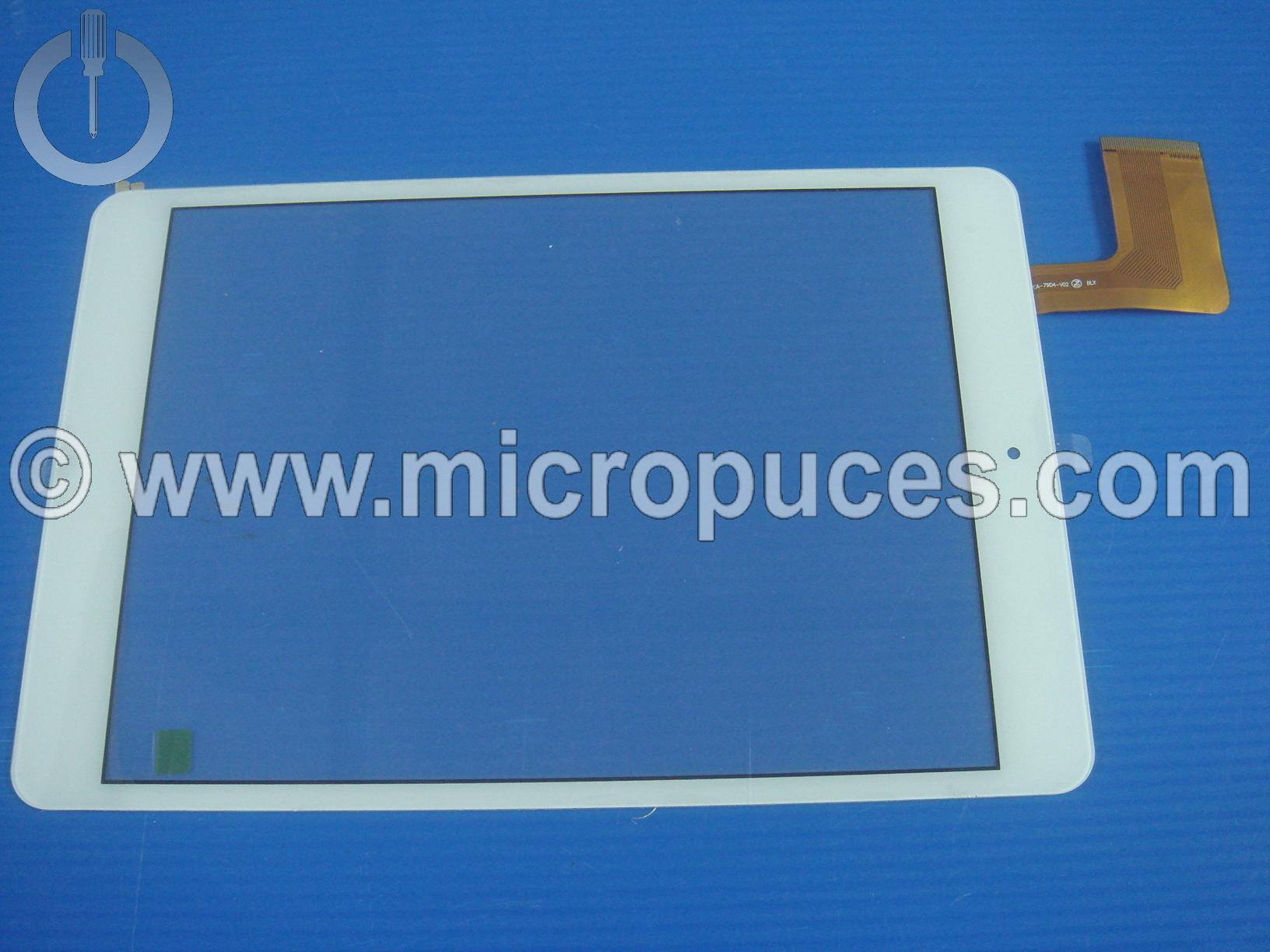 Vitre tactile blanche 7.85" FM801701KC 45 pin
