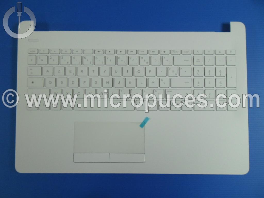 Clavier + Top cover blanc pour HP 15-bs 15-bw