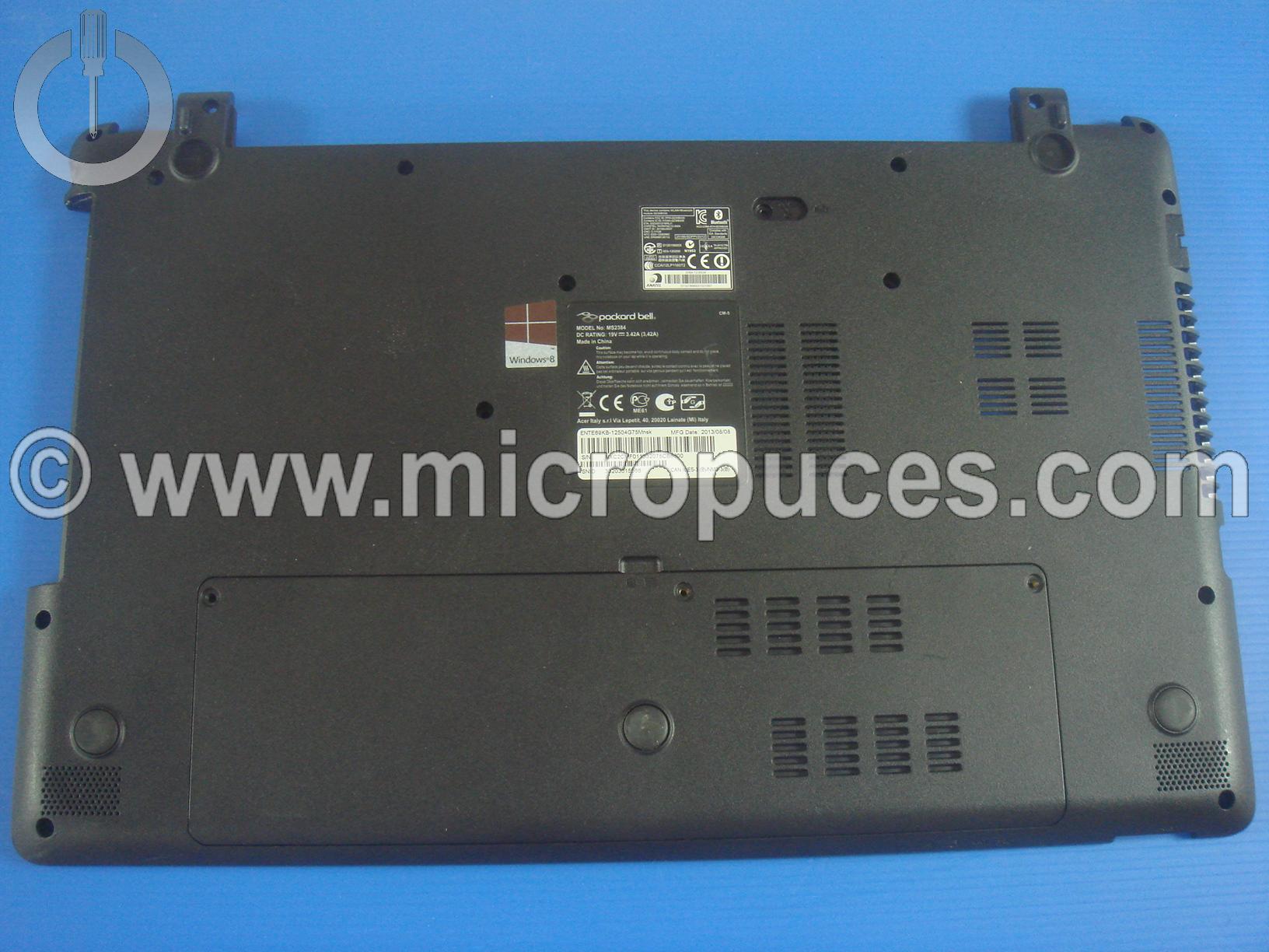 Plasturgie bottom Case pour PACKARD BELL Easynote TE69KB