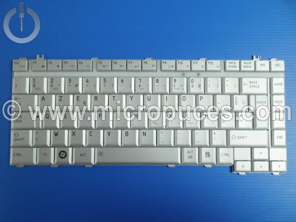 Clavier * NEUF * AZERTY pour TOSHIBA Satellite A200 (Silver)