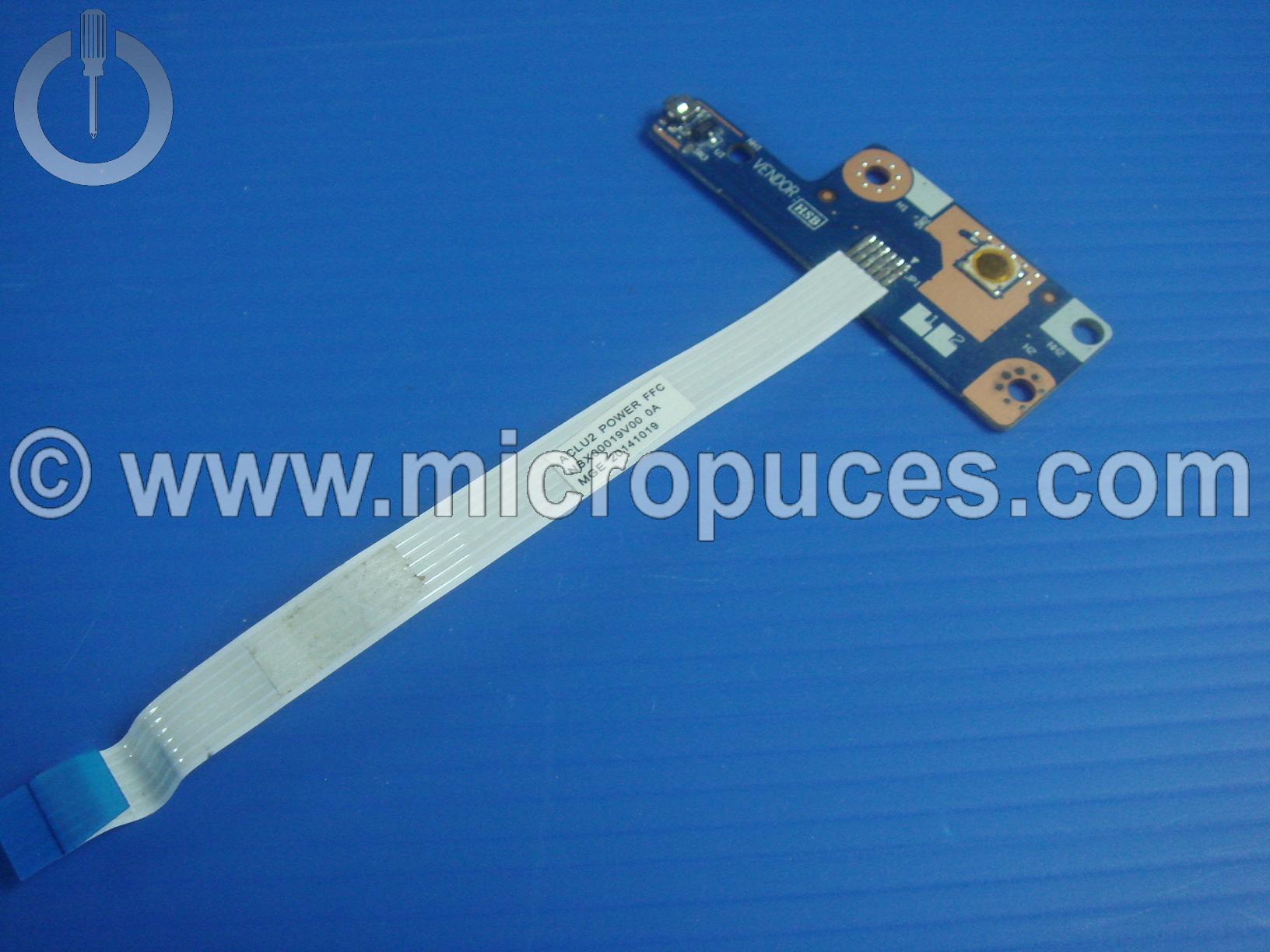 Carte fille bouton power pour LENOVO G50-80