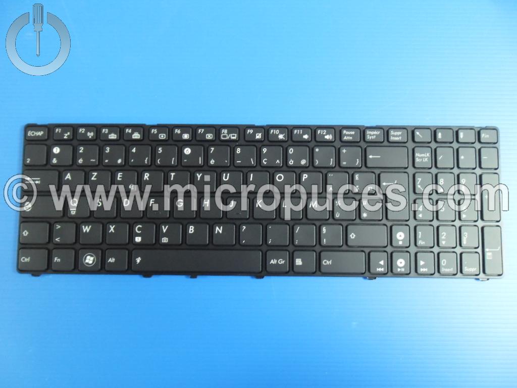 Clavier NEUF AZERTY pour ASUS N61 G51 G60 K53 (noir)